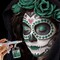 1 oz Green Water-Based Air Brush Paint for Skin - Face & Body Airbrush Paint for Halloween, Cosplay, Theatrical Makeup & Temporary Tattoos
